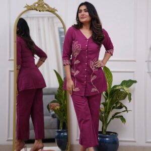 Meher Festive Embroidered Co-Ord Set