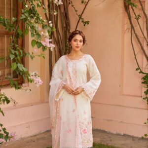✨ Ivory Blossom Chanderi Kurta Set ✨
